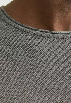 Джемпер JJEHILL CREW NECK Jack & Jones, серый