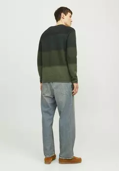 Джемпер JJEHILL Jack & Jones, зеленый