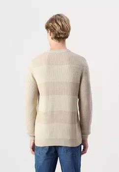 Джемпер JJHUGO CREW NECK Jack & Jones, бежевый