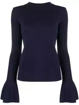 Джемпер Joan с расклешенными манжетами DESTREE, синий