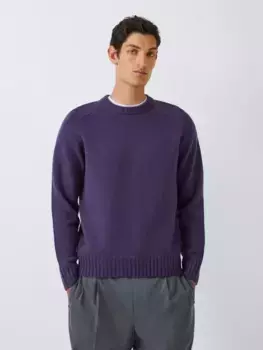 Джемпер John Lewis Lambswool Blend Crew Neck, цвет nightshade