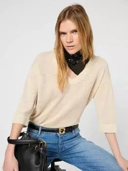 Джемпер josiane из чистого льна Gerard Darel, цвет Natural