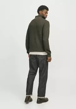 Джемпер JPRBLUNORTH Jack & Jones PREMIUM, оливковый