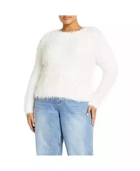 Джемпер Jules размера плюс CITY CHIC, слоновая кость/кремовый