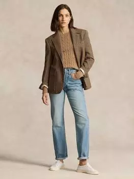 Джемпер julianna кабельной вязки Ralph Lauren, кэмел