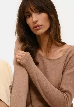 Джемпер Just Cashmere, коричневый