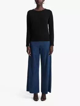 Джемпер кабельной вязки James Lakeland, черный