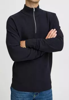 Джемпер KARL STRUCTURED HALFZIP Casual Friday, синий