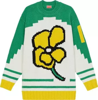 Джемпер Kenzo Seasonal Graphic Jumper 'Grass Green', зеленый