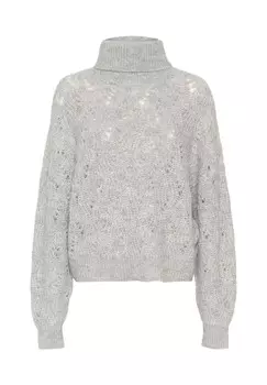 Джемпер KIMMY ROLLNECK Culture, светло-серый