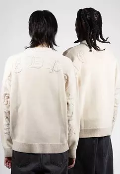 Джемпер KINGDOM CURVE UNISEX Wasted Paris, песочный