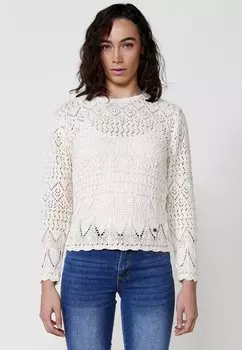 Джемпер Koroshi, молочный