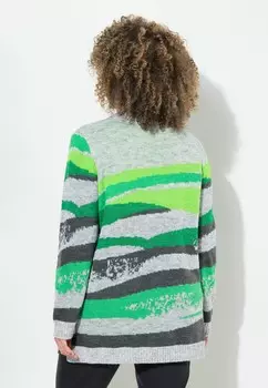 Джемпер LANDSCAPE Ulla Popken, темно-зеленый