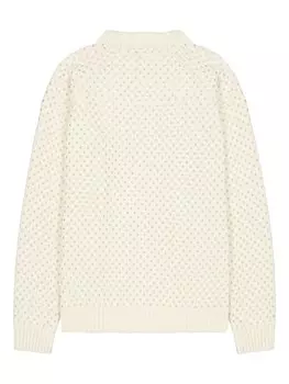 Джемпер Laneus с текстурированной отделкой, белый