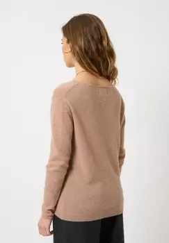 Джемпер LANFON Authentic Cashmere, бежевый