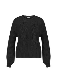 Джемпер LANGARM RUNDHALS Samoon, черный