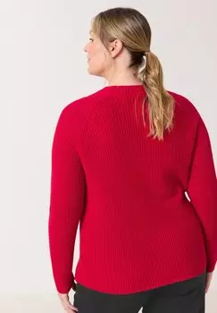 Джемпер LANGARM RUNDHALS Samoon, красный