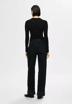 Джемпер LANGARM Selected Femme, черный