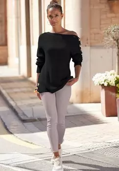 Джемпер LASCANA, черный