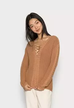 Джемпер LASCANA, коричневый
