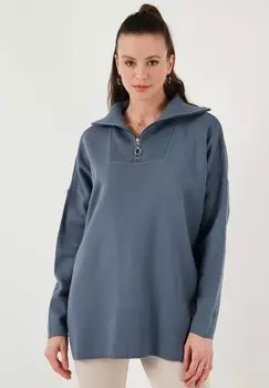 Джемпер LELA, сине-серый