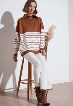 Джемпер LELA, темно-коричневый