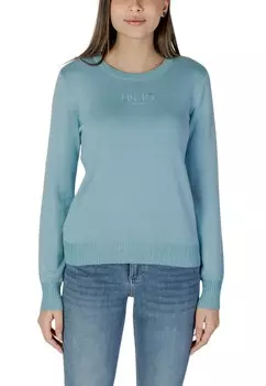 Джемпер Liu Jo с логотипом, светло-голубой