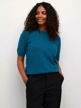 Джемпер lizza длиной до локтя KAFFE, цвет Legion Blue