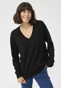 Джемпер LIZZA DOUBLE V Kaffe, черный