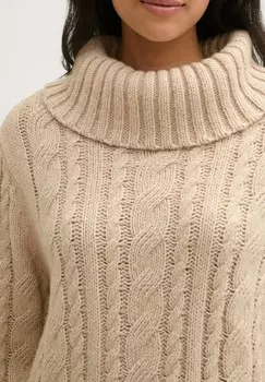 Джемпер LOCKERER TOM TAILOR, бежевый