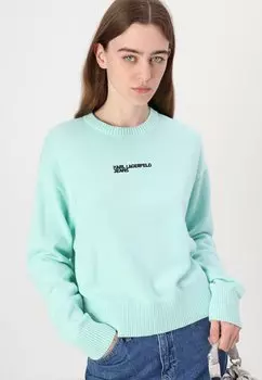 Джемпер LOGO Karl Lagerfeld Jeans, бирюзовый