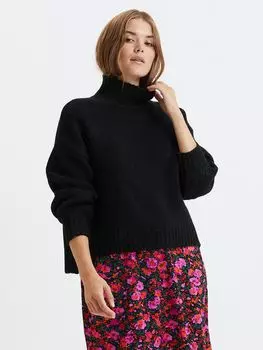 Джемпер Lollys Laundry Millie, Черный, Черный