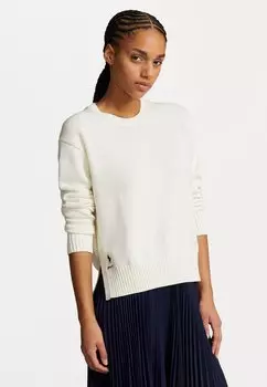 Джемпер Long Sleeve Polo Ralph Lauren, цвет cream