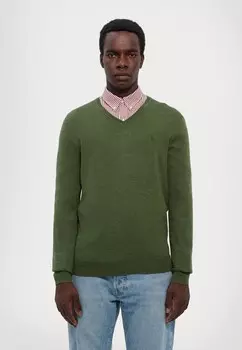 Джемпер LONG SLEEVE PULLOVER Ralph Lauren, оливковый