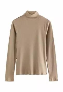 Джемпер LONG SLEEVE ROLL NECK Next, бежевый