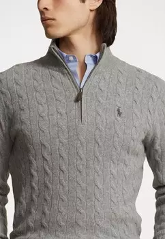 Джемпер LONG SLEEVED PULLOVER Polo Ralph Lauren, серый