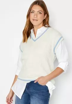 Джемпер Long Tall Sally, белый