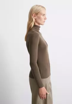 Джемпер LONGSLEEVE STRUCTURE Marc O'Polo, темно-коричневый