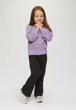 Джемпер LOOSE FIT EN AJOURMOTIEF s.Oliver, фиолетовый
