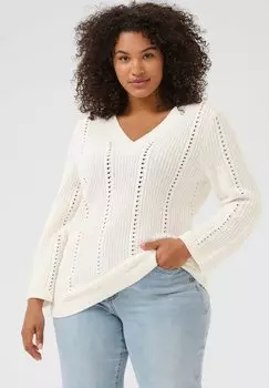 Джемпер LORRY Kaffe Curve, молочный