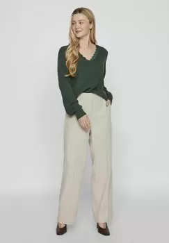 Джемпер LOU REV V-NECK VILA, зеленый