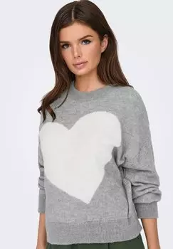 Джемпер LOVELLA JDY, серый