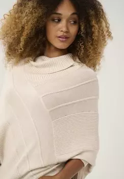 Джемпер LUKA ROLL NECK PONCHO Love Copenhagen, молочный
