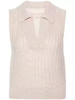 Джемпер Lunny без рукавов Zadig&Voltaire, нейтральный