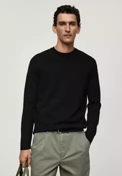 Джемпер LUXUS Mango, черный