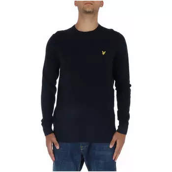 Джемпер Lyle & Scott трикотажный с логотипом, синий