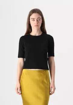 Джемпер MAGLIA CHIUSA LIU JO, черный