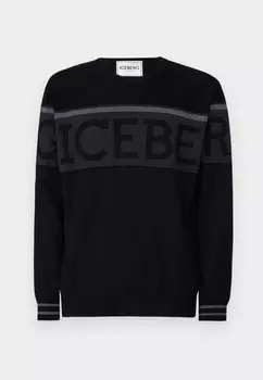 Джемпер MAGLIA GIROCOLLO Iceberg, черный