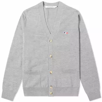 Джемпер Maison Kitsun Tricolor Fox Patch Classic Cardigan