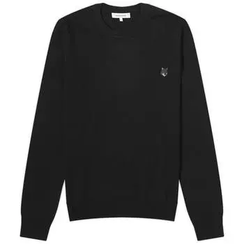 Джемпер Maison Kitsune Bold Fox Head Patch Crew, черный